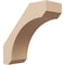 Ekena Millwork 3-inch W x 8-inch D x 8-inch H Legacy Rough Cedar Woodgrain TimberThane Knee Brace, Primed BRCUR03X08X08LECRCPR - alternate 1
